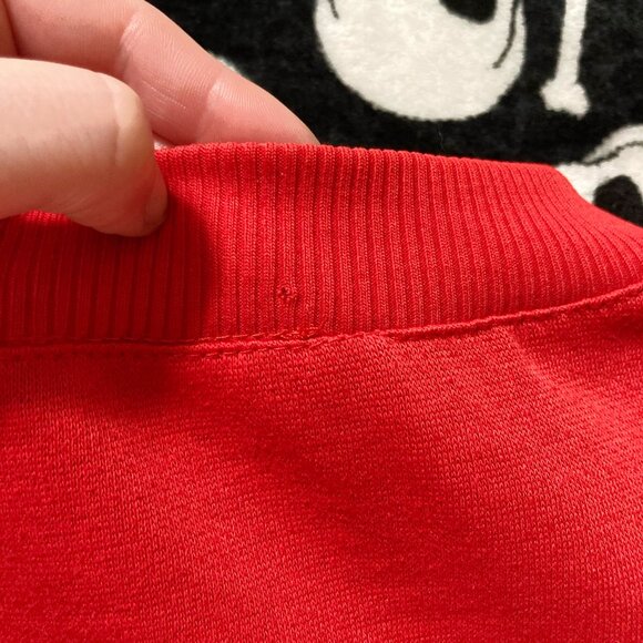 VINTAGE Red plus size monogrammed letter P sweatshirt ~ Paisley 2X XXL 3X top - Picture 11 of 12